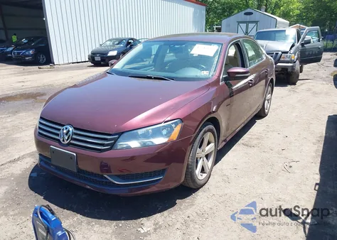 2012 Volkswagen Passat 2.5L Se from USA, damaged, VIN 1VWBP7A30CC107216